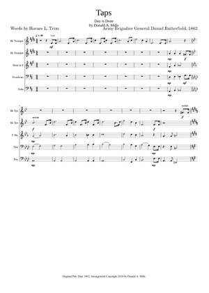 Play Official version of Taps Sheet Music by Misc tunes for Trumpet in ...