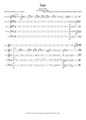 Taps Notes Play Official version of Taps Sheet Music by Misc tunes for Trumpet in ...
