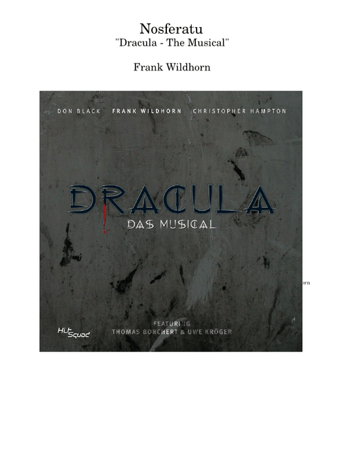 Frank Wildhorn - Nosferatu (Musical 'Dracula')