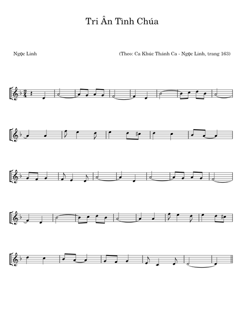 Tri An Tình Chúa - Ngọc Linh