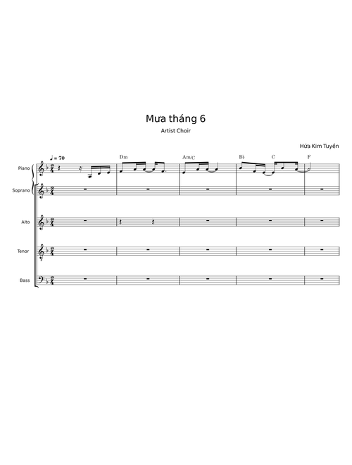 Mưa tháng 6 - Hứa Kim Tuyền