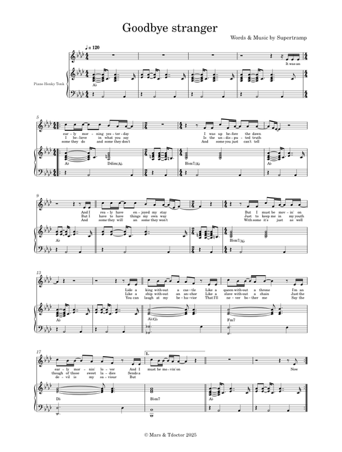 Goodbye stranger – Supertramp