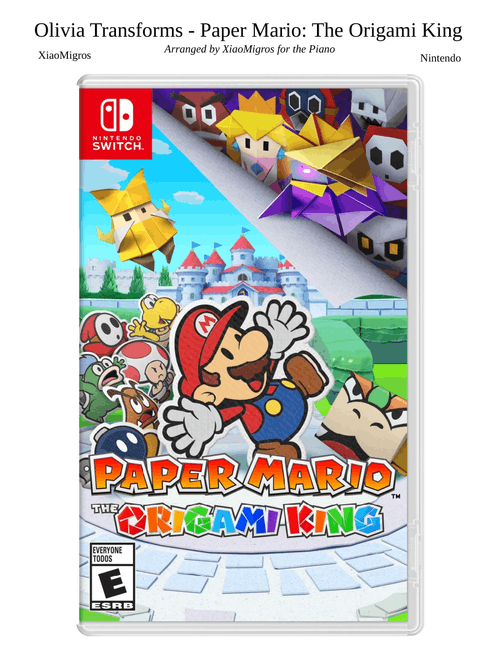 Olivia Transforms - Paper Mario The Origami King