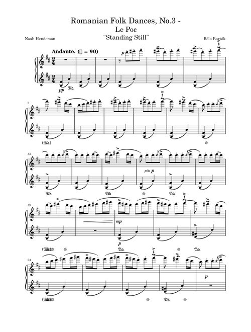 Romanian Folk Dances, Sz.56 – Béla Bartók