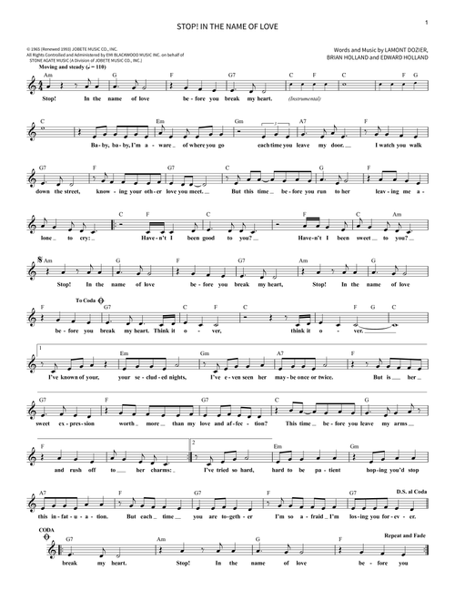 Stop! In The Name Of Love - The Supremes (School of Rock - Vocals)