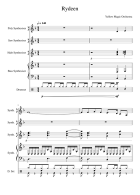 Free Yellow Magic Orchestra sheet music | Download PDF or print on