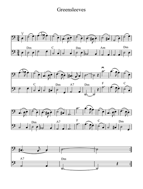 Greensleeves