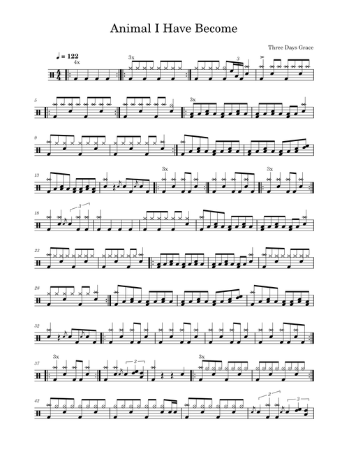 Animal I Have Become - Three Days Grace