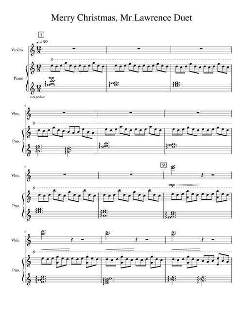 Merry Christmas, Mr. Lawrence - Ryuichi Sakamoto
