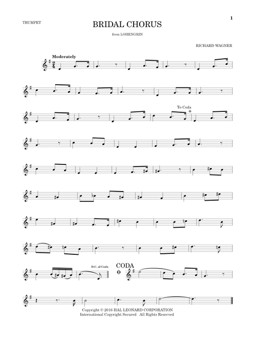 Bridal Chorus - Richard Wagner (Trumpet Solo)