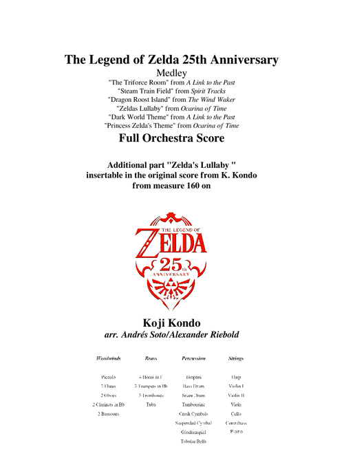 Zelda's Lullaby    (The Legend of Zelda 25th Anniversary Medley)