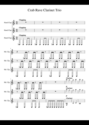 Play Official version of Crab rave Sheet Music by Noisestorm for Piano ...