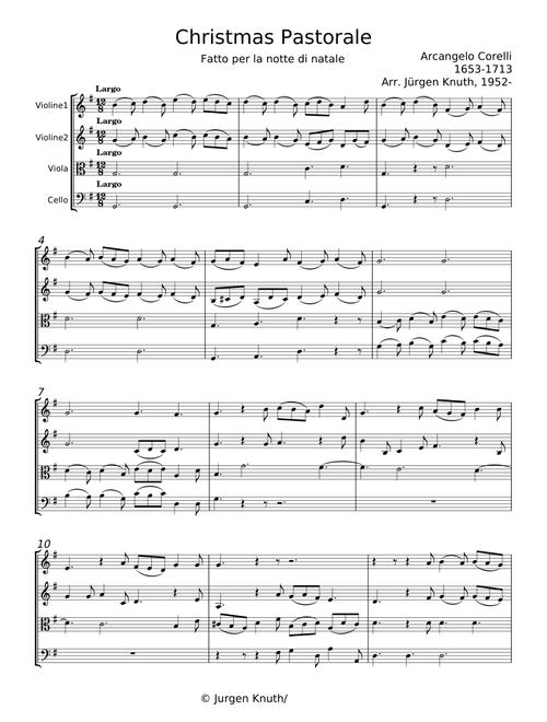 Pastorale - Arcangelo Corelli