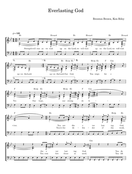 Everlasting god - Brenton Brown