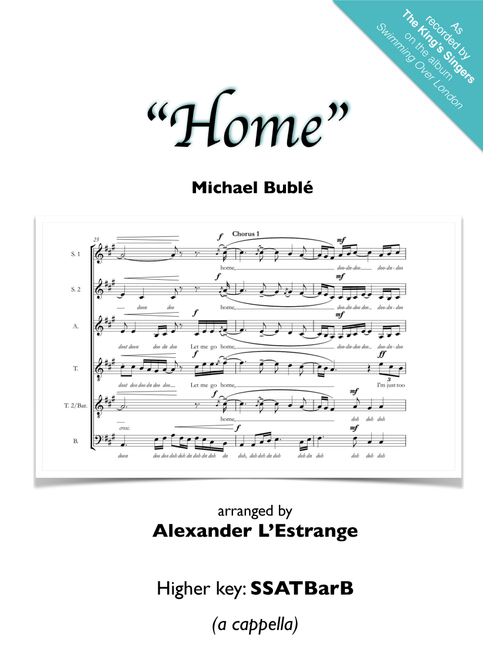 Home (Arr. Alexander L'Estrange) - Blake Shelton (Choral, Mixed)