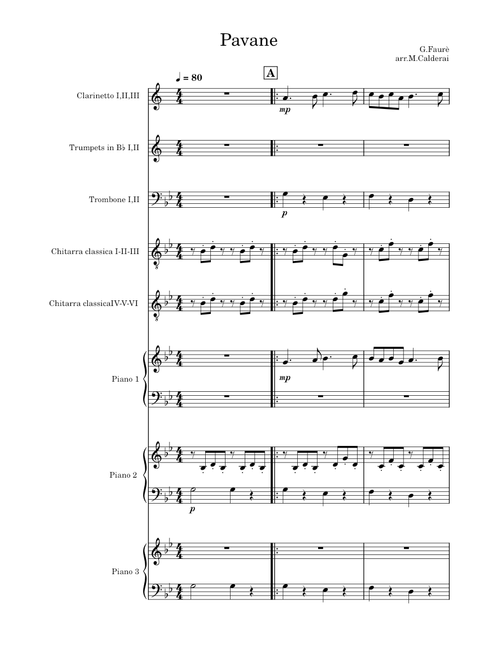 Pavane, Op.50 – Gabriel Fauré