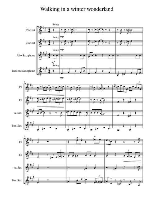 Winter wonderland – Felix Bernard Winter Wonderland
