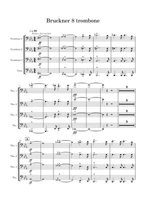 Bruckner Symphony No. 1, WAB 101: Full Score For Study And Review - Bruckner, Anton, Thiede, Jacob - Livres