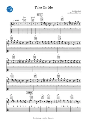 Take on me Reel Big Fish Sheet Music and Tab for Trombone, Trumpet in b-flat, Guitar, Bass guitar & more instruments (Mixed Ensemble) | MuseScore.com Take on me Reel Big Fish Sheet Music and Tab for Trombone, Trumpet in b-flat, Guitar, Bass guitar & more instruments (Mixed Ensemble) | MuseScore.com