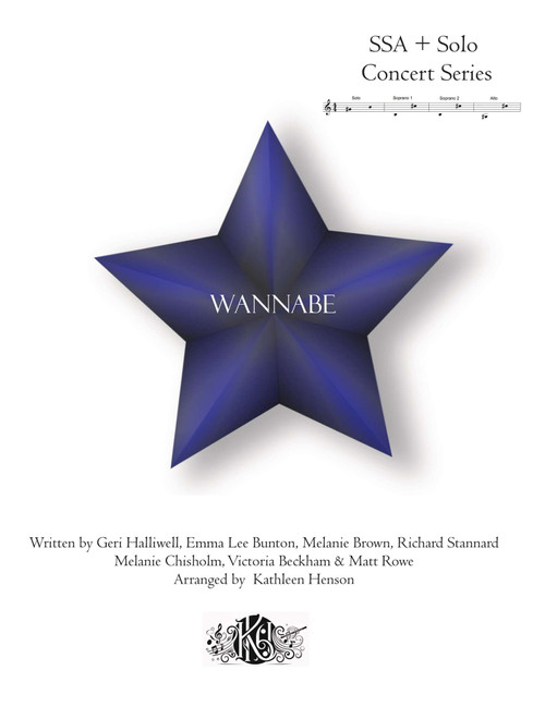 Wannabe (Arr. Kathleen Henson) - Spice Girls (Choral, SSA)