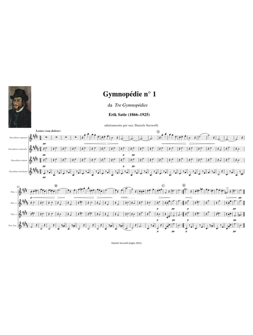 Erik Satie-Gymnopedie n1- per sax