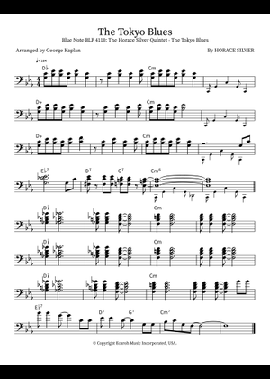 Play Official version of The Tokyo Blues Sheet Music by Horace