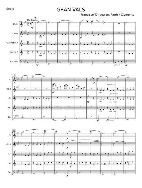 Gran vals - Francisco Tárrega