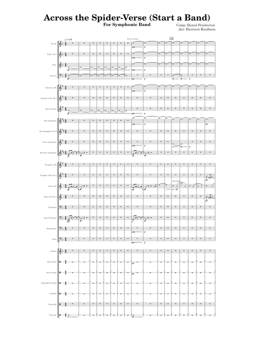 Across the Spider-Verse (Start a Band)