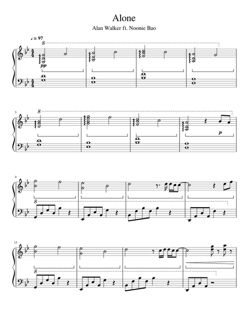 Alan Walker - Alone (Piano Version)