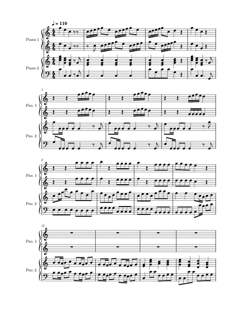 Concerto for 2 Trumpets in C major, RV 537 Antonio Vivaldi Duett