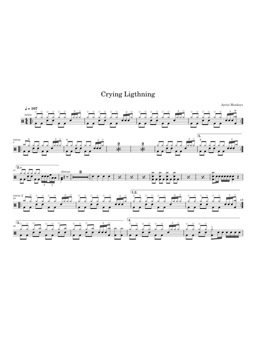 Crying Ligthning - Arctic Monkeys