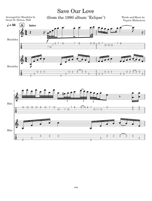 Save Our Love by Yngwie Malmsteen