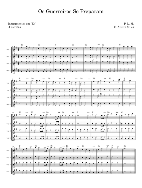 Hino 212 Os Guerreiros se Preparam - C. Austin Miles