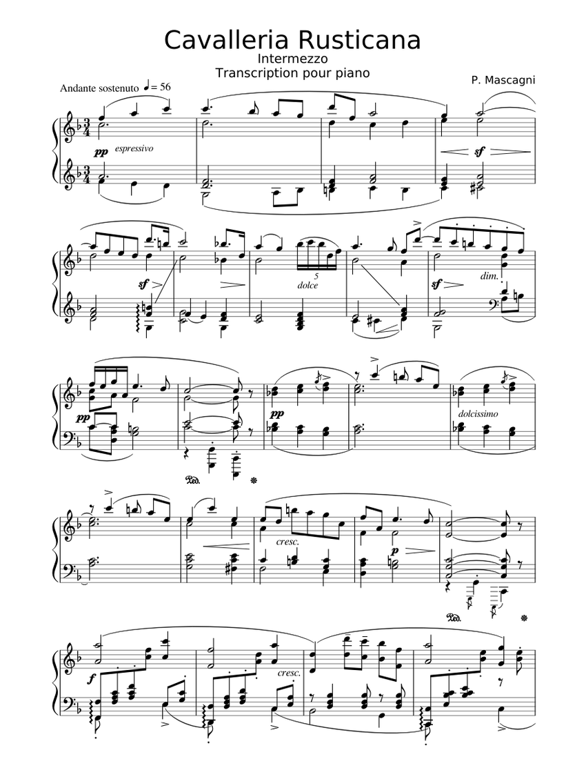 Cavalleria Rusticana: Intermezzo