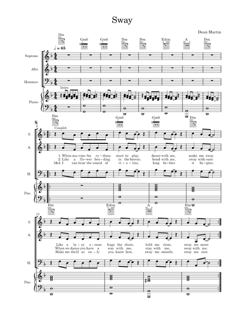 Sway – Dean Martin