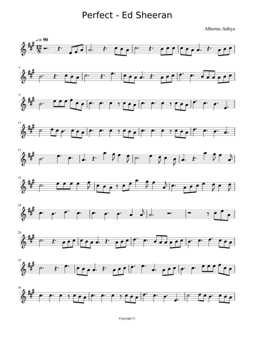 Perfect - Ed Sheeran Violin 1