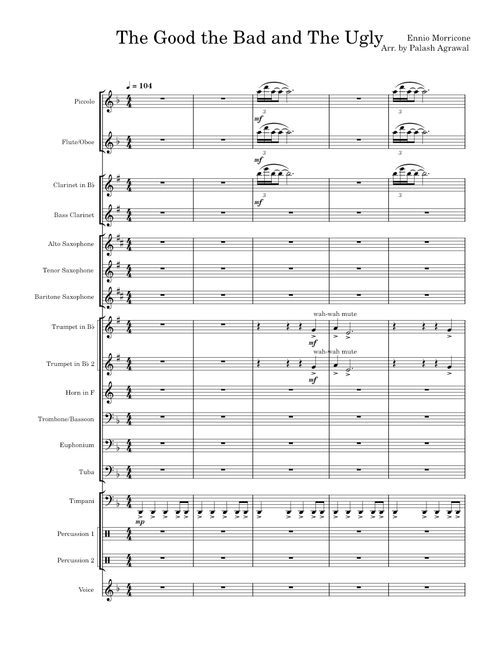 The good, the bad and the ugly – Ennio Morricone