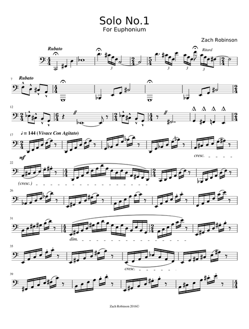 Solo No.1 "Euphonium"