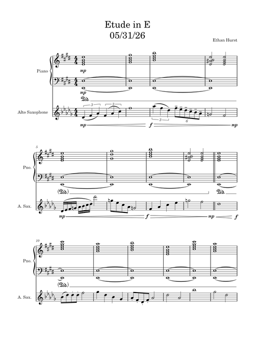 Etude in E – efhurst40