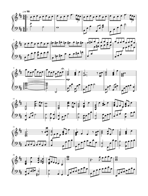Velvet Room Theme - Aria of the Soul - Solo piano
