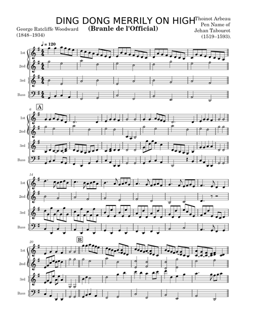 Ding Dong! Merrily On High! – Misc Traditional