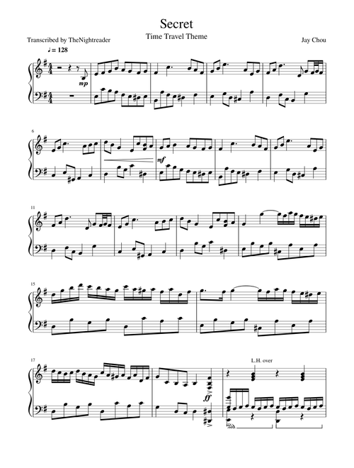 Secret - Jay Chou ~Arranged~