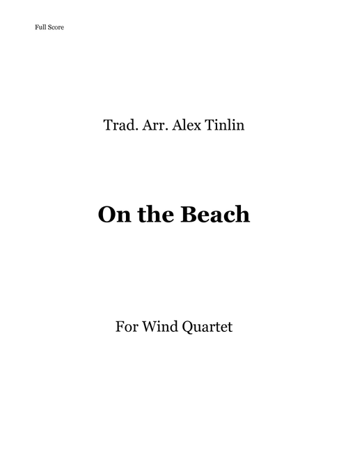 On the Beach (Arr. Alex Tinlin) (Woodwind Ensemble)