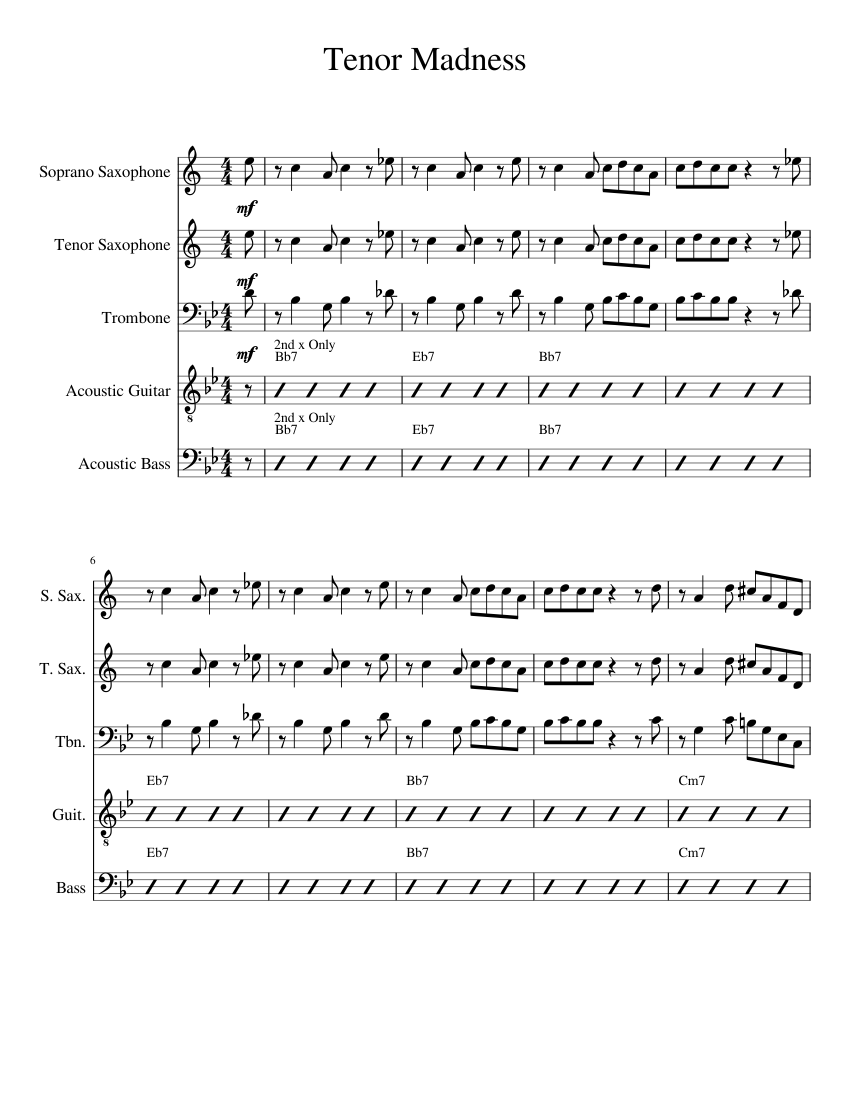 Tenor madness guitar discount
