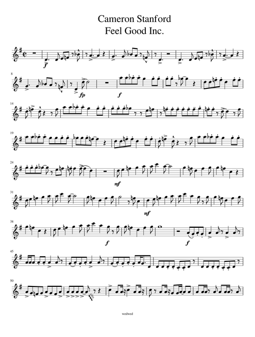 feel good inc tenor