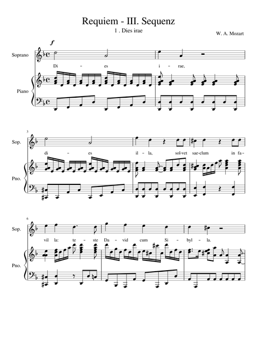 Requiem - III. Sequenz /Soprano/