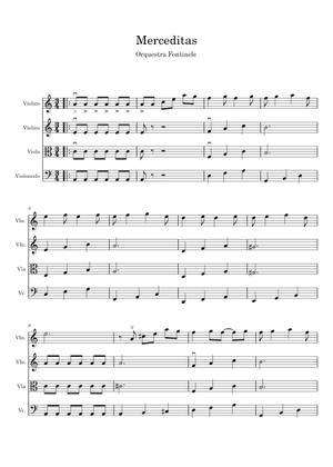 Merceditas Sheet Music with Chords for Piano (Solo) easy | MuseScore.com