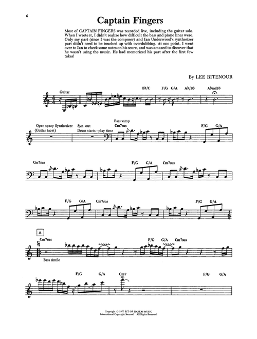 Captain Fingers - Lee Ritenour (Solo Guitar)