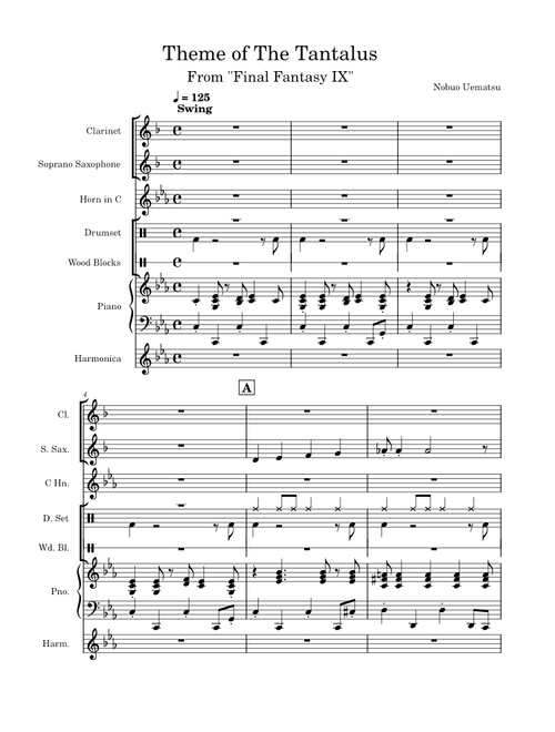 Final Fantasy IX - Transcriptions sheet music by ndomx | Play