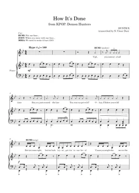 What Is How It’s Done Piano Sheet Music?